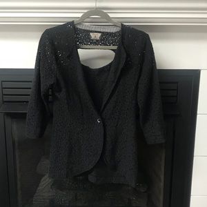 Volcom Lace/Crochet Blazer